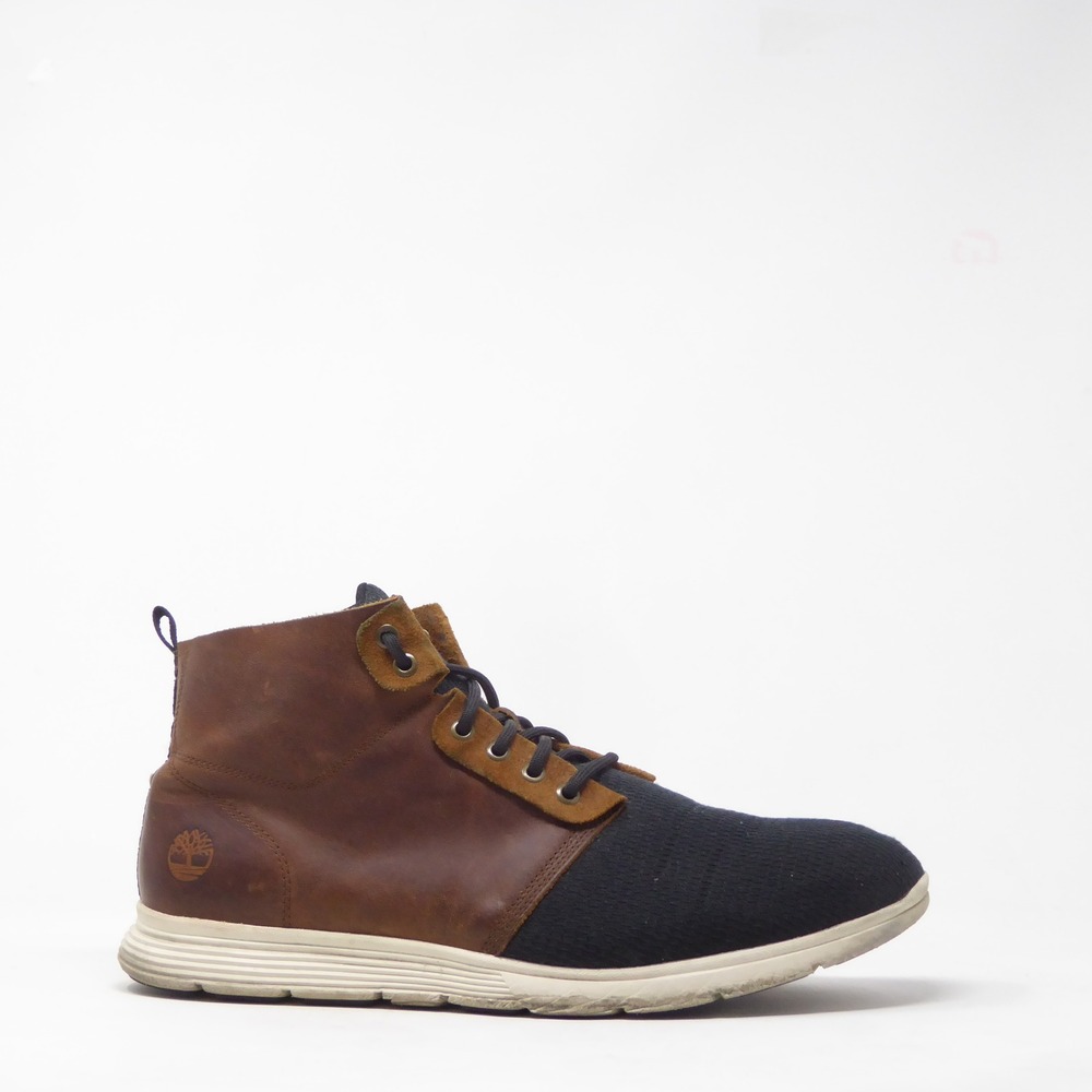 Timberland Mens Killington Chukka Boots Brown Navy A1IX4 Size 14